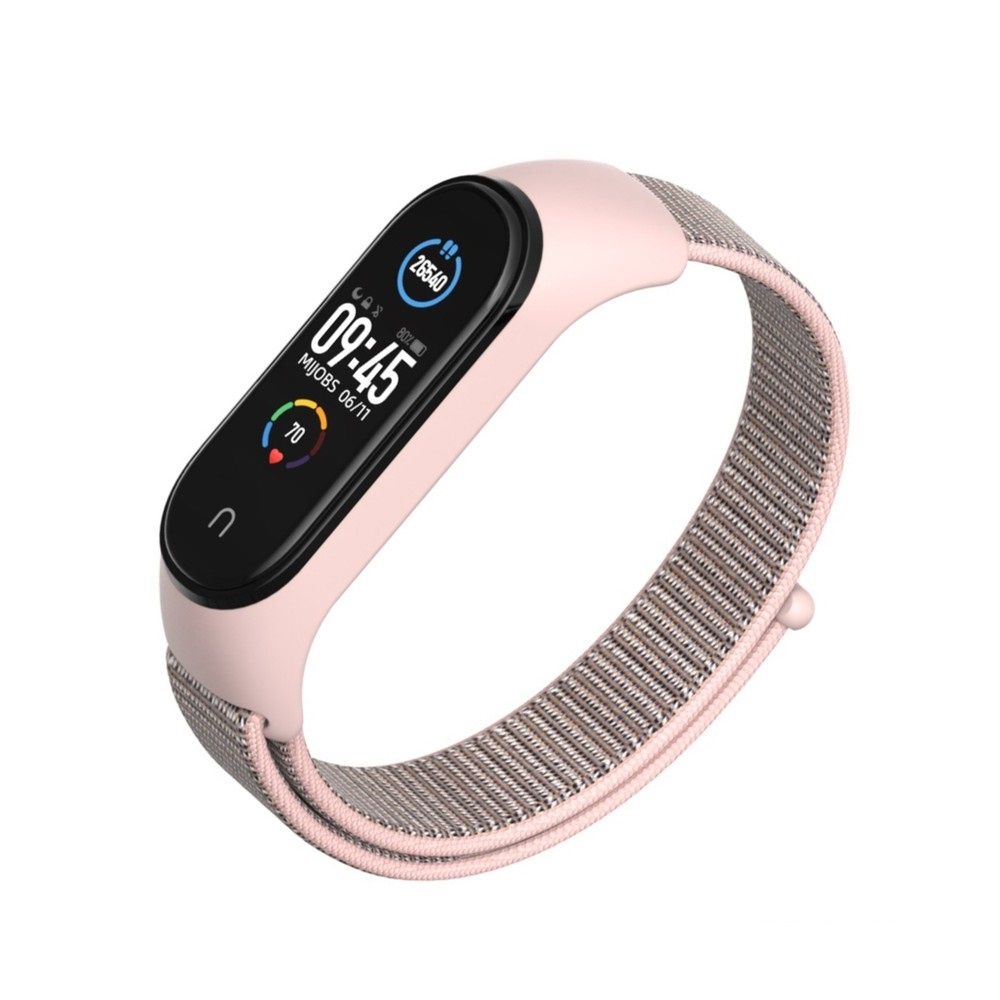 Dây đeo nylon mặt cao su Mi band 5, miband 6 MIJOBS - dây đeo thay thế nylon/silicon MIJOBS