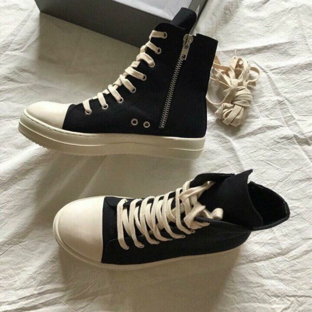 GIÀY RICK OWENS HIGHTOP CANVAS