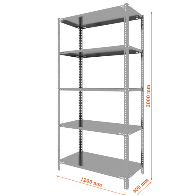 Kệ sắt đa năng Sâu 40cm Dài 120cm đủ chiều cao
