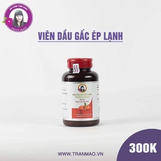 Viên dầu gấc ép lạnh trần mao