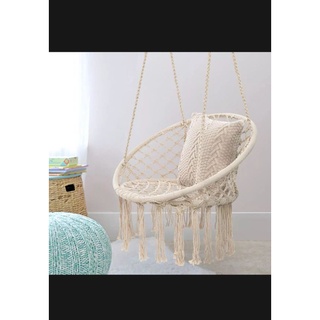 võng ngồi  macrame, võng treo thư giãn macrame