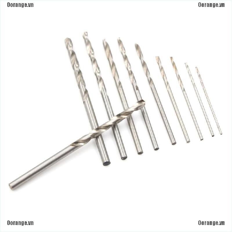 Bộ 10 MũI Khoan Titan TốC Độ Cao 0.8-3mm