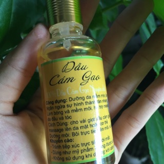 Mịn da mượt tóc với dầu cám gạo