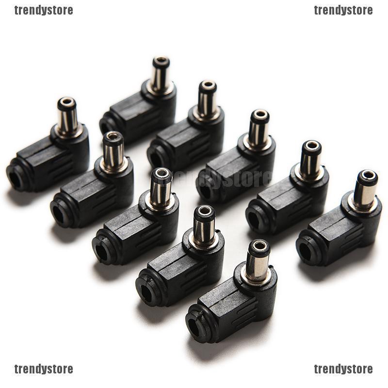Set 10 chân jack góc vuông DC 2.1x5.5mm 2.1mm chuyên dụng