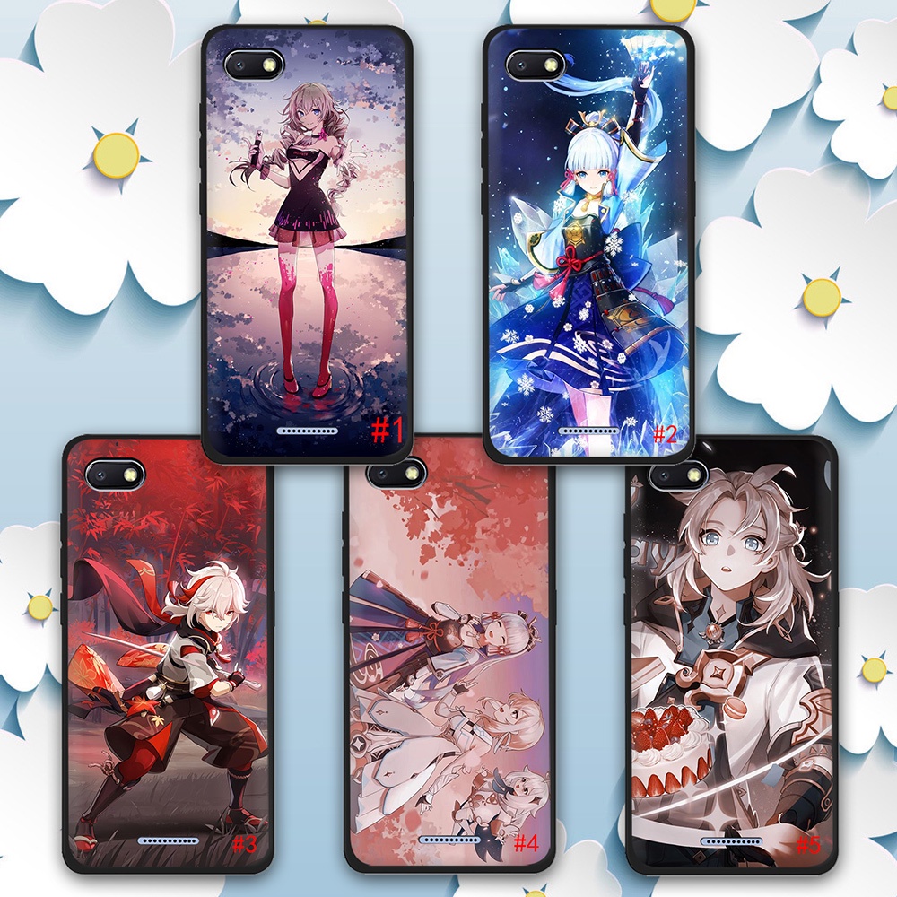 Ốp điện thoại dẻo họa tiết game Genshin độc đáo cho REDMI 9C NFC 9T 9 PRIME 10X NOTE 10 PRO MAX 4G LN44