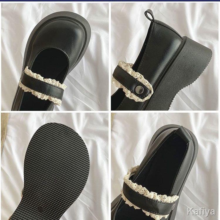 Cổ điển Mary Jane giày da nhỏ nữ mùa hè  mới cô gái đầu tròn đầu mềm với váy dày đáy Nhật Bản jk giày đơn đầu lớn | BigBuy360 - bigbuy360.vn