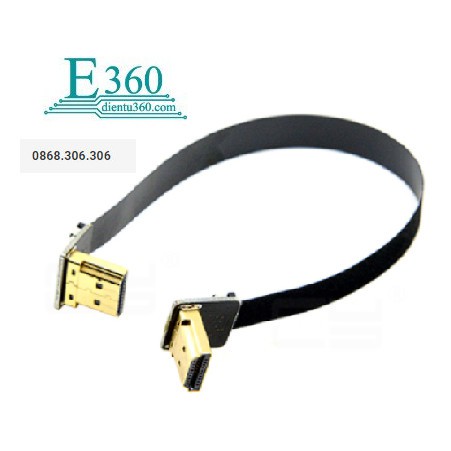 Dây chuyển đổi HDMI to HDMI 2 đầu Đực dài 10cm