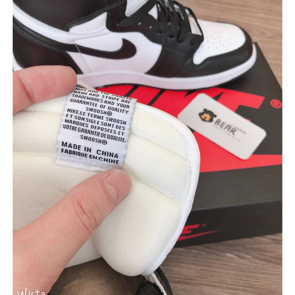 Giày thể thao J.D 1 Black and White cao cổ bản sc [SALE - FULL BOX] bản đẹp nhất thị trường. | BigBuy360 - bigbuy360.vn