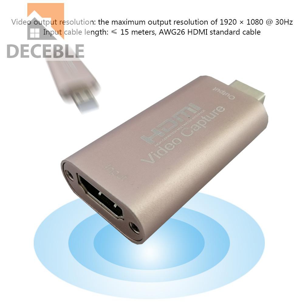 Thẻ Ghi Video 1080p Usb 2.0 Cho Phát Sóng Trực Tiếp | BigBuy360 - bigbuy360.vn