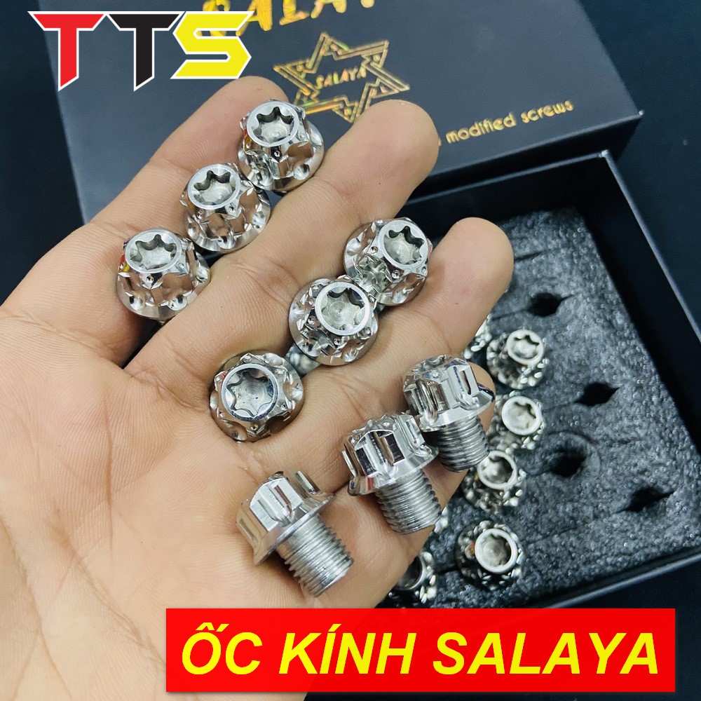 [Mã LIFEAUMAY giảm 10% tối đa 30k đơn 150k] ỐC CHÂN GƯƠNG SALAYA 10LY THUẬN NGƯỢC BAO RỈ SÉT TRỌN ĐỜI