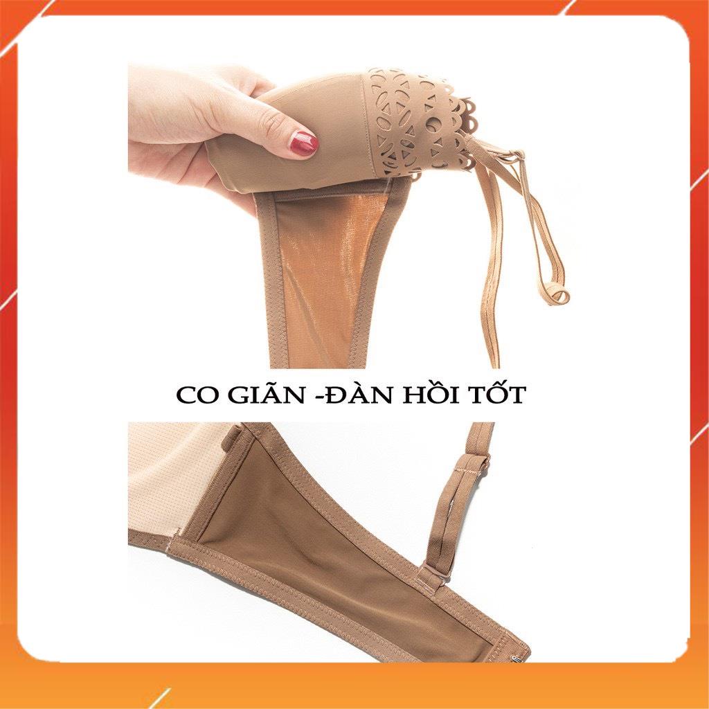 Áo lót nữ kiểu dáng áo bra quây ngang cup ngực dây đôi mảnh thoáng mát mặc được nhiều kiểu khác nhau  A19080