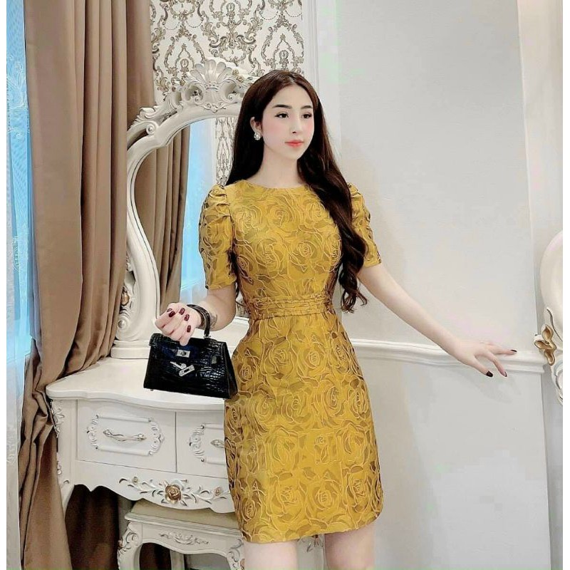 Đầm gấm sang chảnh