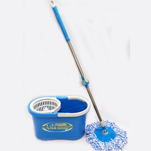 Bộ lau nhà 360 độ Asia Mop X3 Chính hãng 𝑭𝑹𝑬𝑬𝑺𝑯𝑰𝑷- Cây lau nhà Inox bông cotton