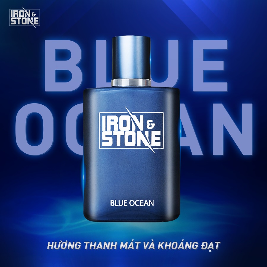 Nước hoa IRON & STONE Blue Ocean 50ml Z2002 - Dành cho nam