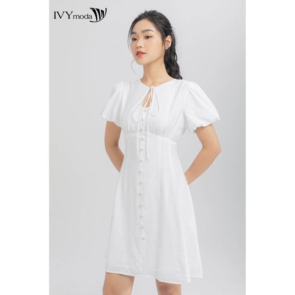 IVY moda Đầm ôm thắt dây nữ MS 48B8468