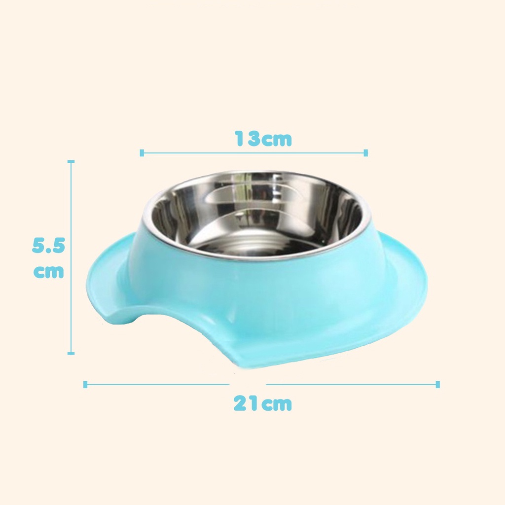 Bát Ăn Chống Kiến Có Chén Ăn Inox Rời Cho Chó Mèo