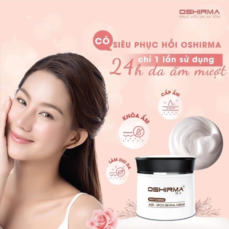 Phục Hồi Da Lộ Mao Mạch Mỏng Đỏ Oshirma 10gr