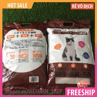 SIÊU PHẨM ÍT BỤI - cát mèo Nhật 8l 4kg (giao mùi ngẫu nhiên)