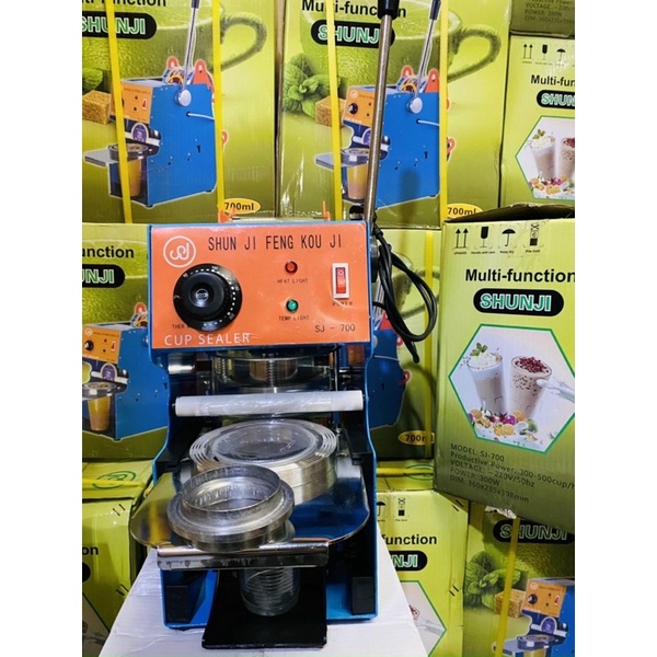 Máy ép miệng ly nhựa SHUNJI