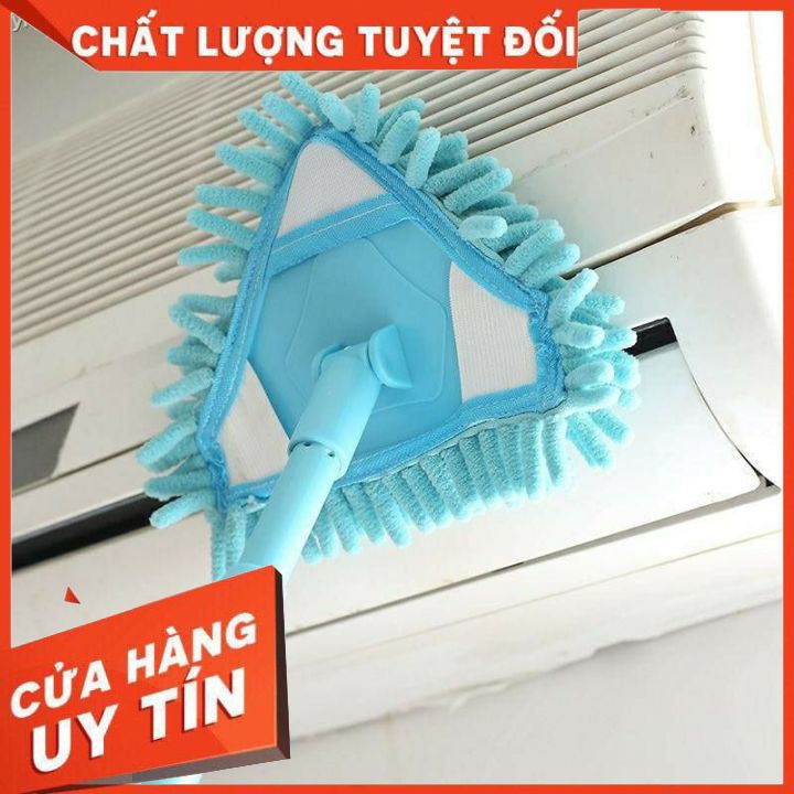 Chổi Lau Hình Tam Giác Đa Năng Tiện Dụng Có Thể Lau Mọi Ngóc Ngách Trong Nhà