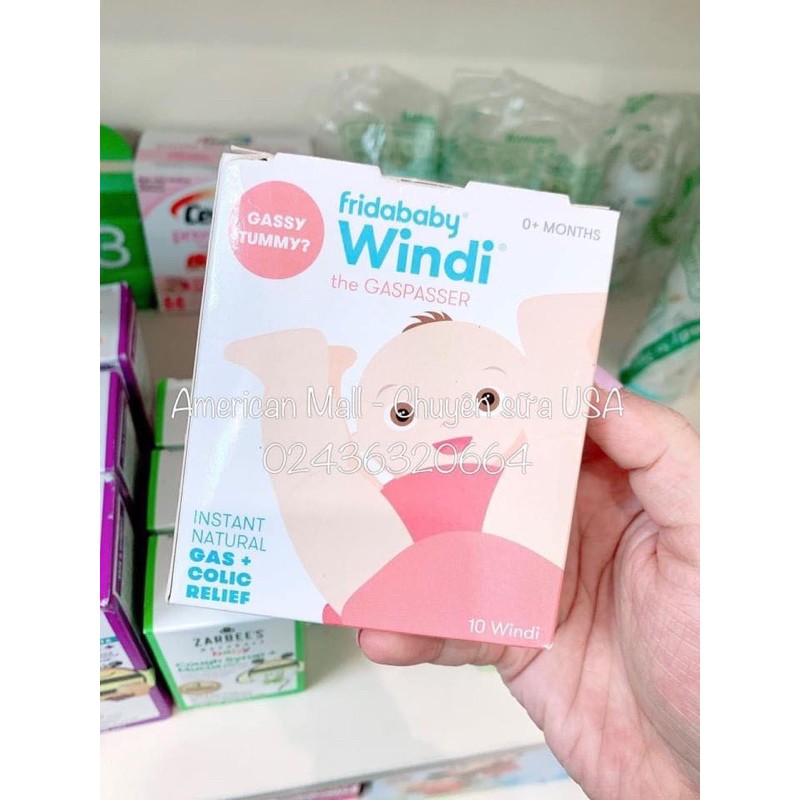 Ống thông hơi Windi cho bé từ sơ sinh đầy bụng , khó tiêu- 10 chiếc