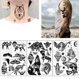 (Hàng Mới Về) Hình Xăm Dán Tạm Thời Chống Nước Họa Tiết Đẹp Mắt