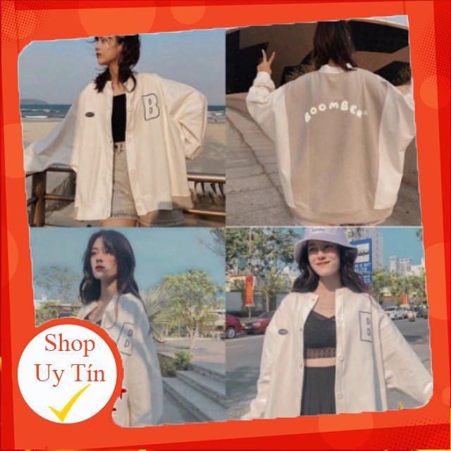 Áo Khoác Cardigan BOMBER NÚT CÀI Unisex Nam Nữ - CUTE-ZOO Liên hệ mua hàng 084.209.1989