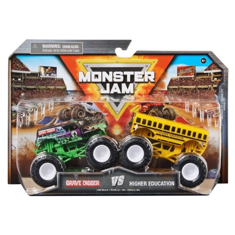 Đồ chơi xe sưu tập monster jam - hộp 2 xe fullbox - ảnh sản phẩm 2