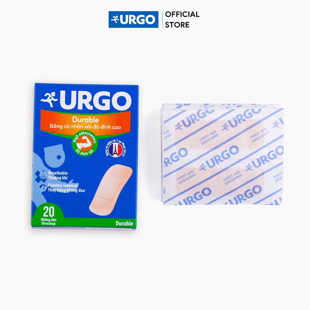 Băng cá nhân vải Urgo Durable