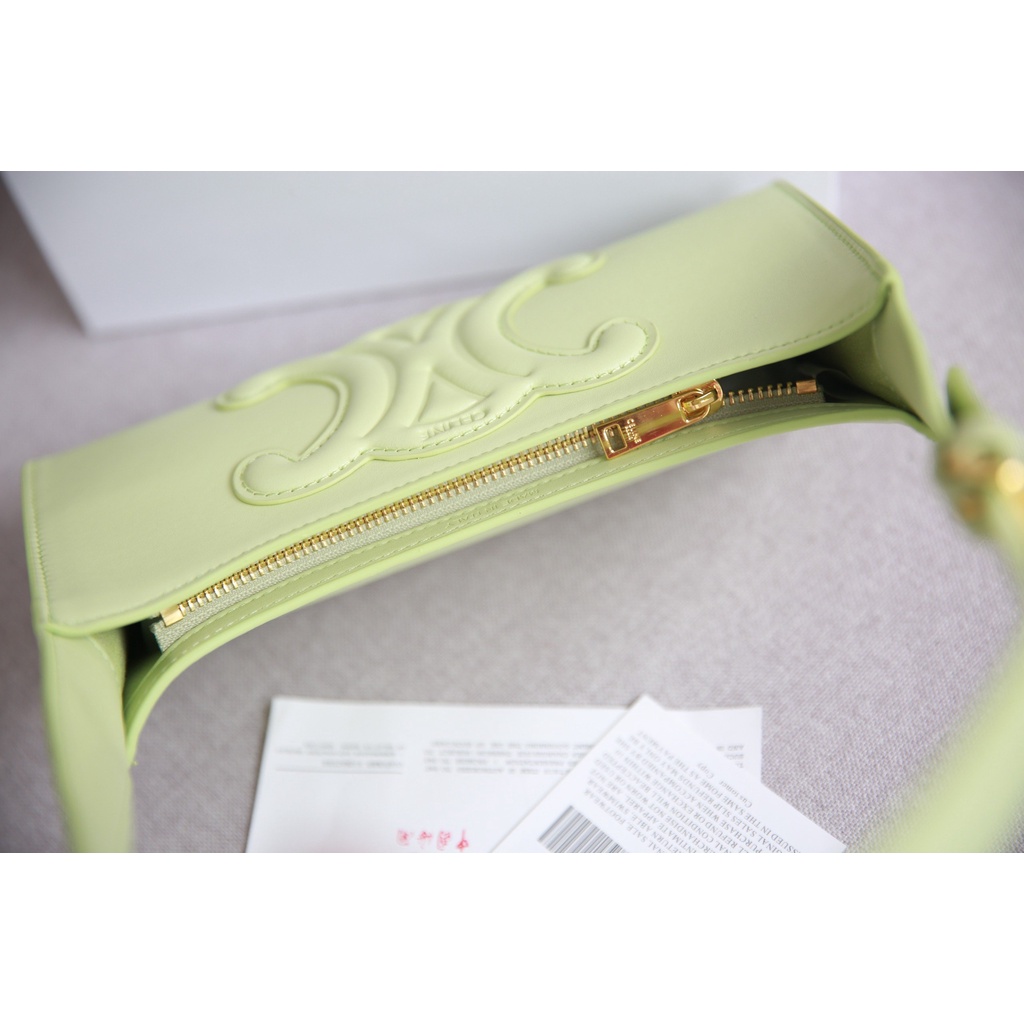 Túi xách da mini đeo kẹp nách