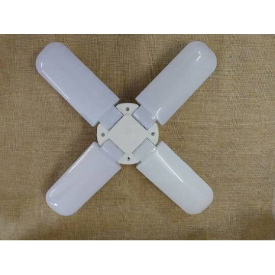 Bóng đèn LED 4 cánh quạt xếp ánh sáng trắng 60W siêu sáng