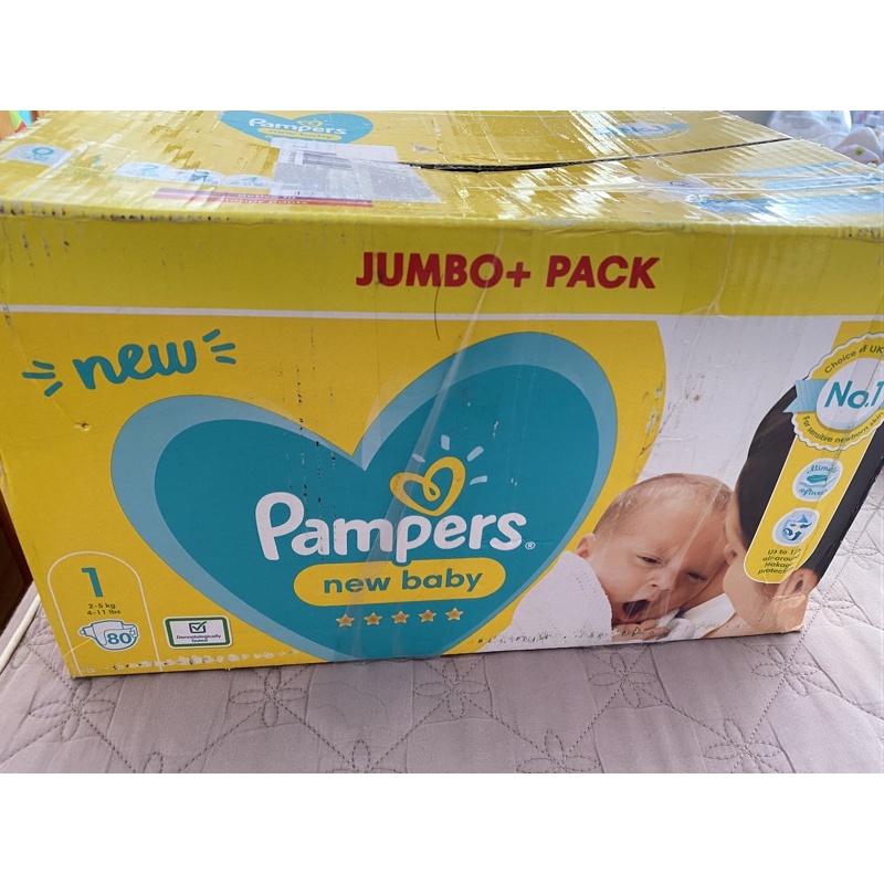 tã dán pamper uk số 1 80 miếng