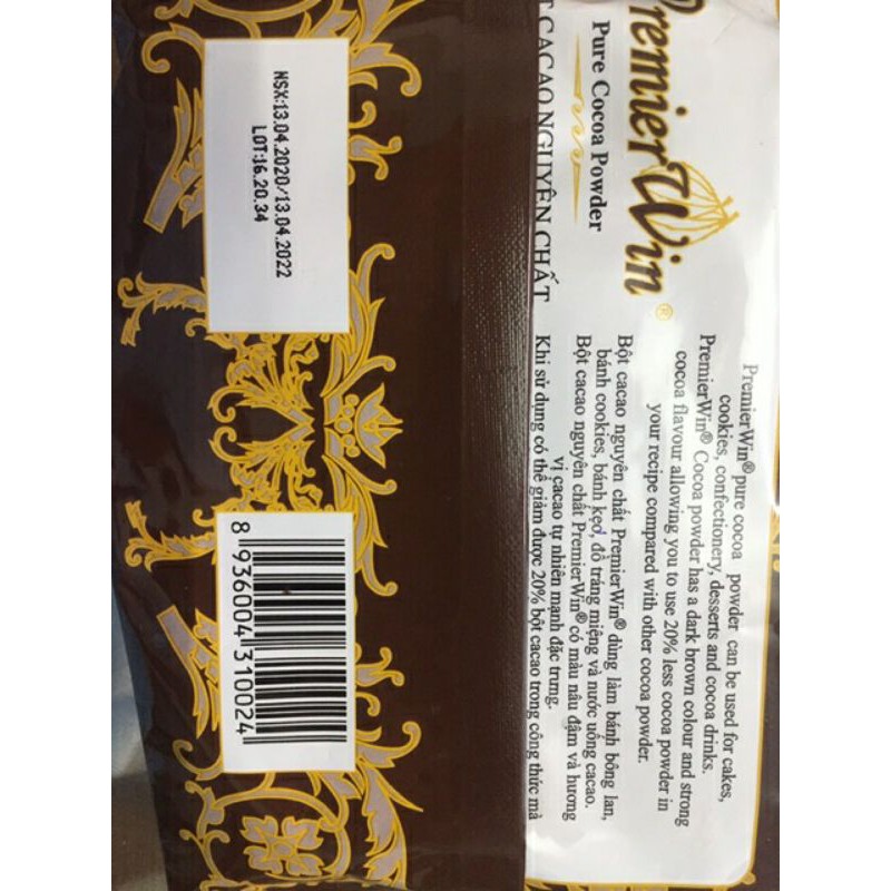 Ca cao Cao Cấp PremierWin Extra Dark 250g | BigBuy360 - bigbuy360.vn