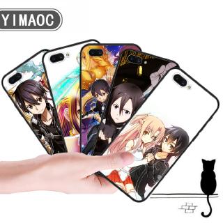 OPPO A3S A5 A37 A39 A5S A7 A59 F1S F3 A1 F5 F7 F9 Sword Art Online SAO Anime Manga Soft Case