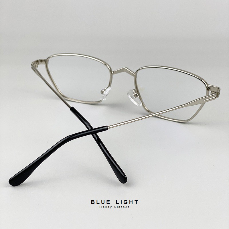 Kính Giả Cận, Gọng Kính Cận Nam Nữ Mắt Vuông Nhỏ Cá Tính Full Đen, Bạc Không Độ Hàn Quốc - BLUE LIGHT SHOP | BigBuy360 - bigbuy360.vn