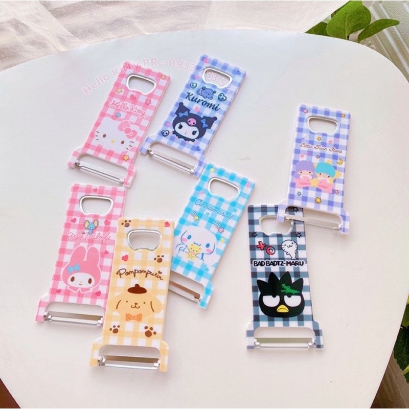 Dụng cụ mở khui nắp chai, dao bào đa năng Hello Kitty