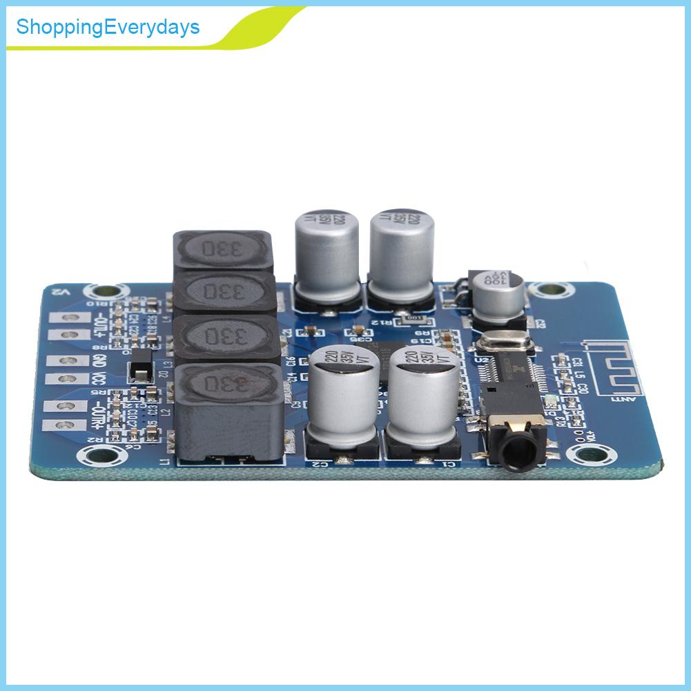 （ShoppingEverydays） XH-M314 Bluetooth-compatible Digital Amplifier Board 2x45W TPA3118 AUX Audio Module
