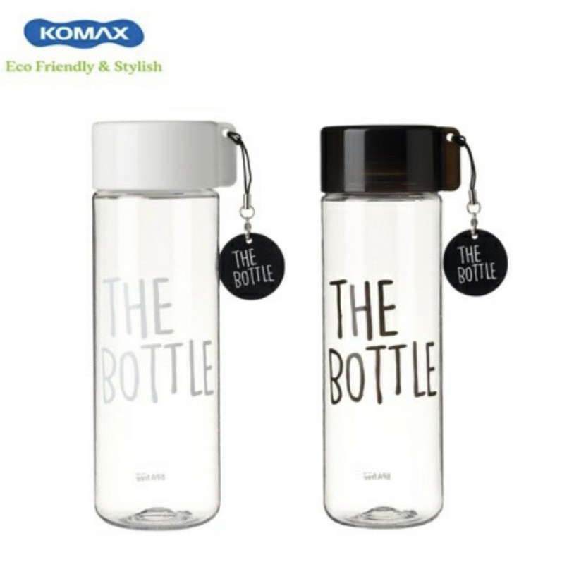 (KOMAX) Bình Nước Nhựa The Bottle  550ml - Nhập khẩu Hàn Quốc (Giao màu ngẫu nhiên)