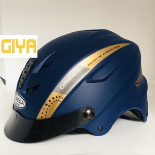 Mũ bảo hiểm nửa đầu OMEGA lưỡi trai MT18