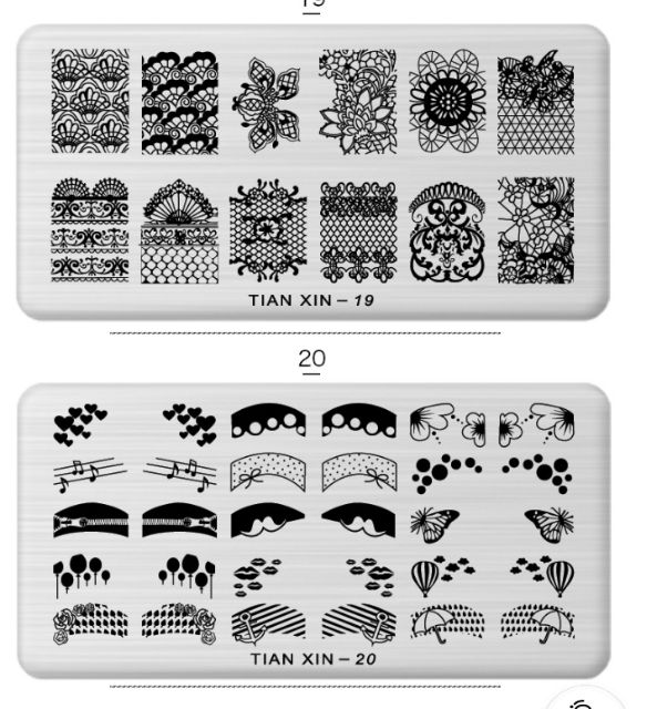 Khuôn in móng tay inox