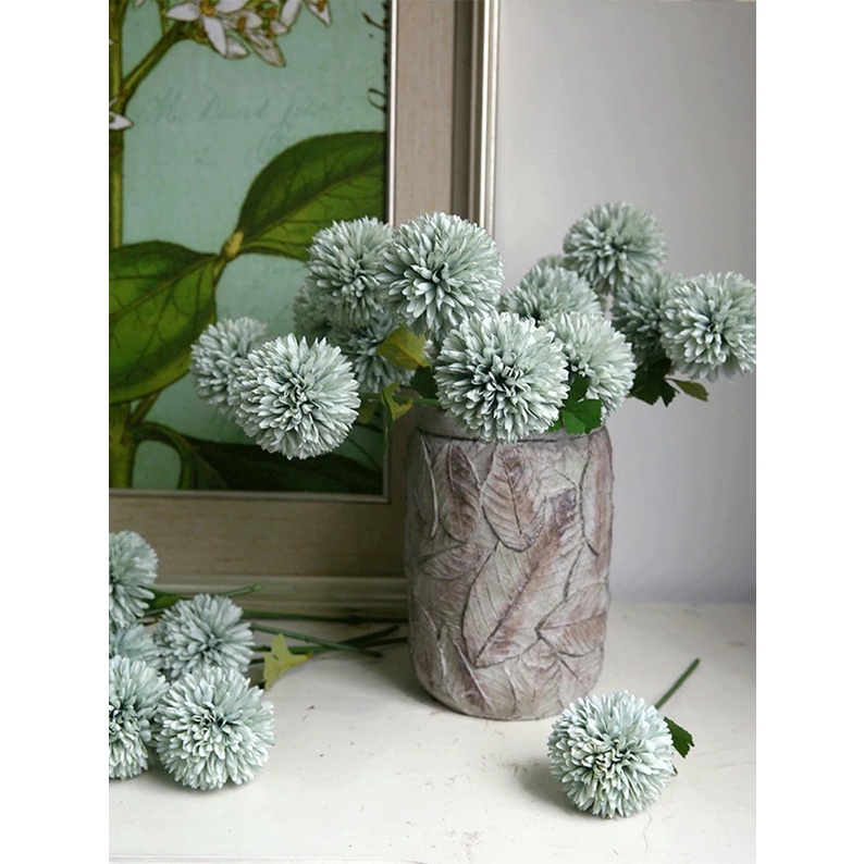 Hoa bồ công anh vải lụa, mô phỏng hoa thật dùng trong trang trí nhà cửa, chụp ảnh sản phẩm, trang trí tiệc