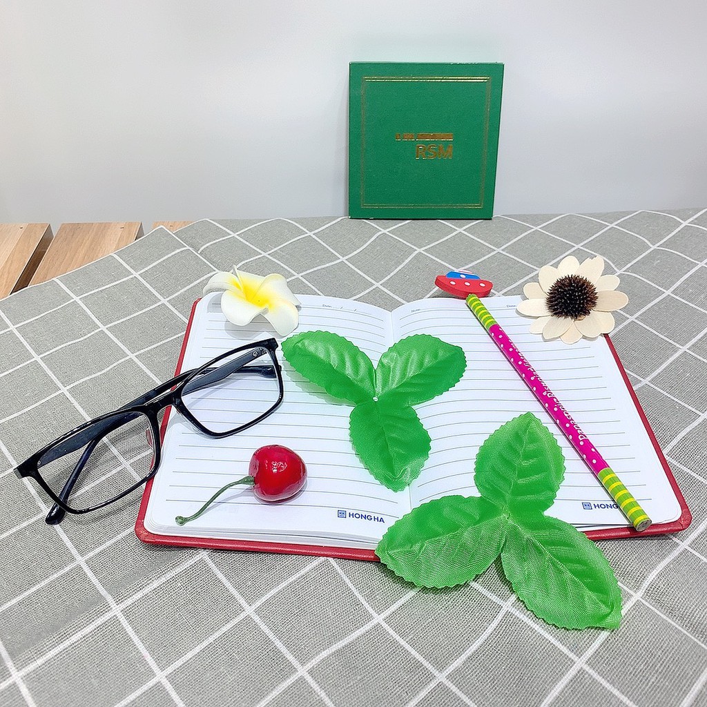 Combo 5 lá 3 cánh phụ kiện chụp ảnh siêu thực ulzzang hàn quốc insta đường kính 8cm 2R02