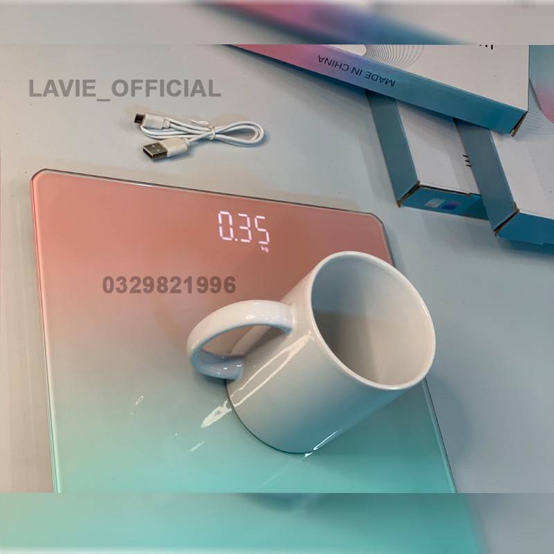 Cân Sức Khỏe Gia Đình Cân Điện Tử Siêu Chính Xác Mặt Kính Cường Lực, Màn Hình LCD Cao Cấp Chịu Tải 180kg