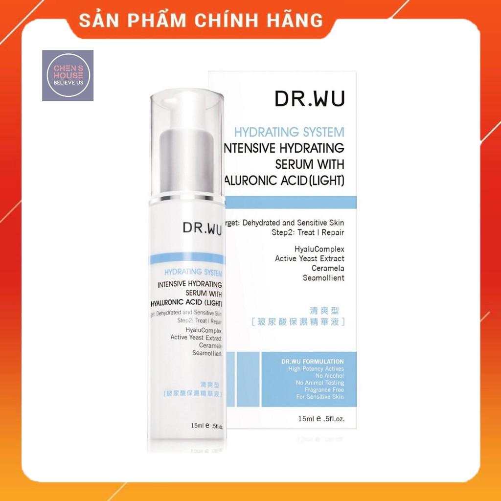 DR.WU Serum Cấp Nước Chuyên Sâu Hyaluronic Acid