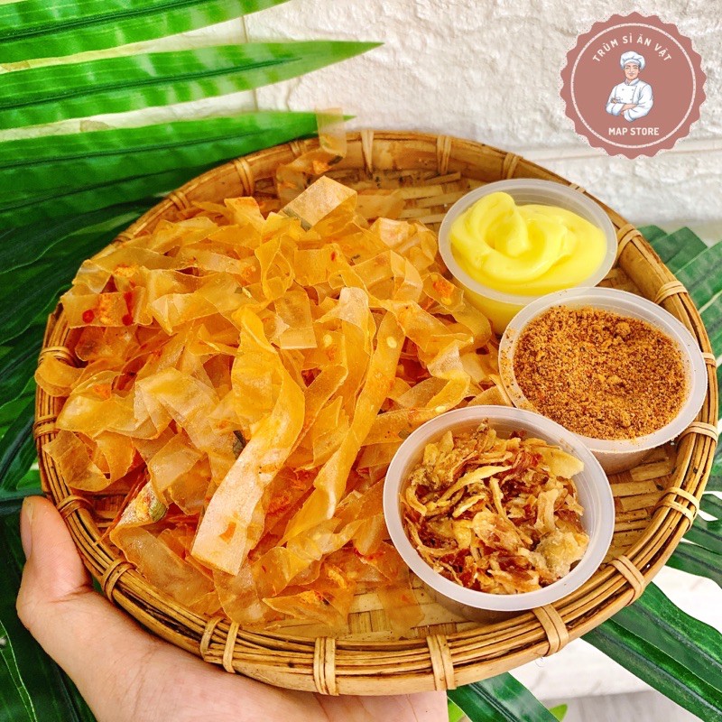 BÁNH TRÁNG DẺO TÔM SỢI TRỘN BƠ