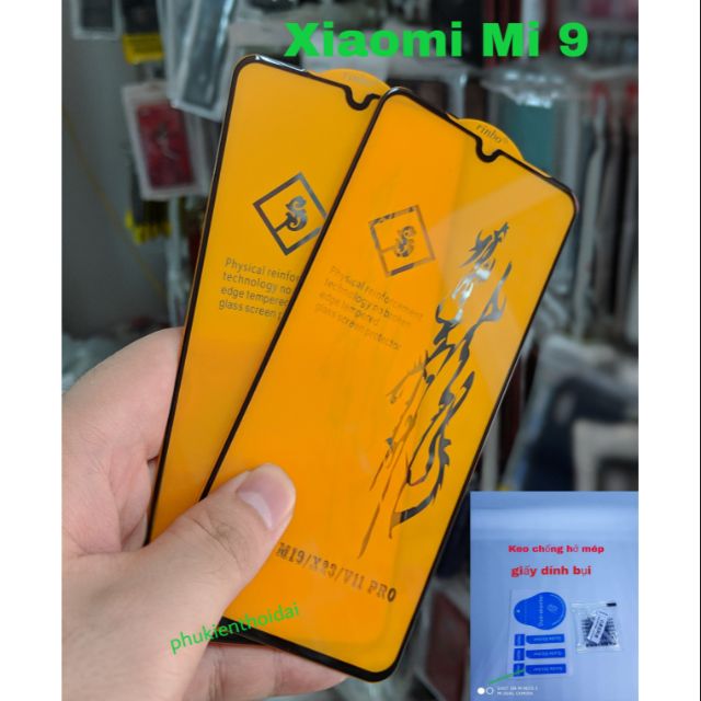Cường lực 6D Xiaomi Mi 9 FREESHIP Từ 50k Full màn viền mỏng cao cấp ôm màn 2.5D