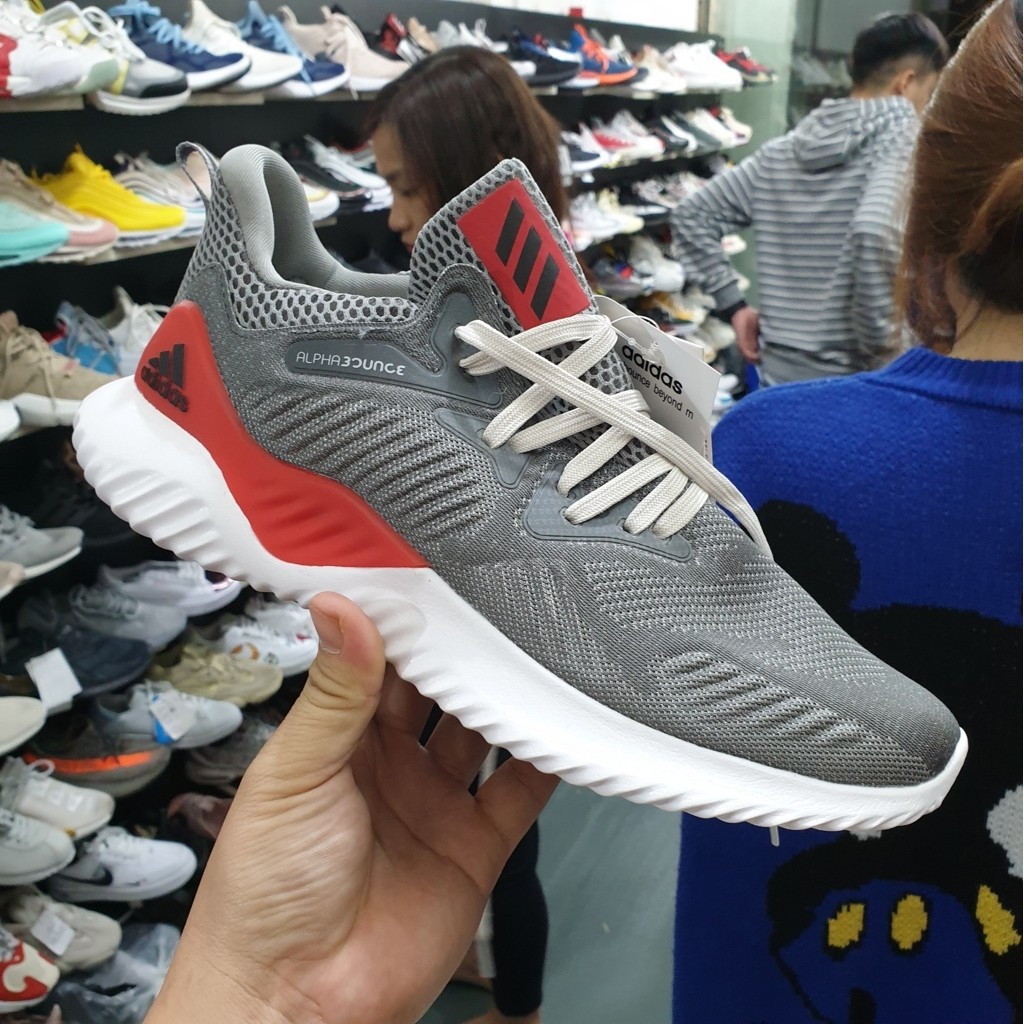 [RẺ VÔ ĐỊCH] [RẺ VÔ ĐỊCH] Giày alphabounce xám đỏ [FULL BOX] [FULL BOX]