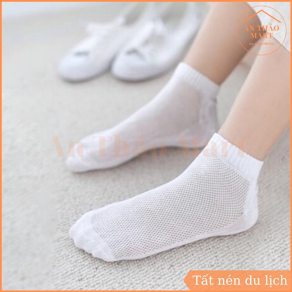 Tất nén mang đi du lịch, Vớ nén cổ ngắn thoáng khí cho nam nữ