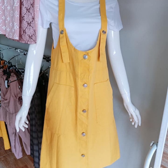 Set áo phông đầm kaki qc