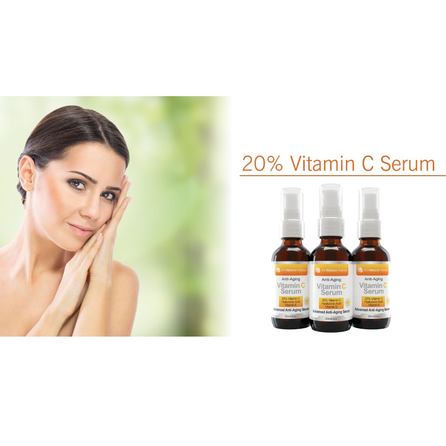 [CANADA] Serum Anti Aging Advice, Serum Vitamin C, Serum Organic, Serum Hữu Cơ 60ml, Sáng da, tái tạo, chống lão hoá